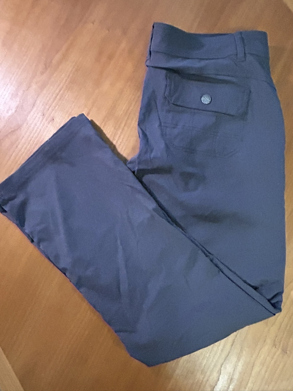 prAna Halle Hiking Pants Women Size 10 Gray Convertible Roll Up Gorpcore